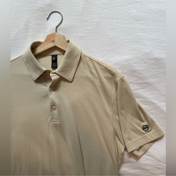 AG Men’s Small Polo in beige - Picture 4 of 4